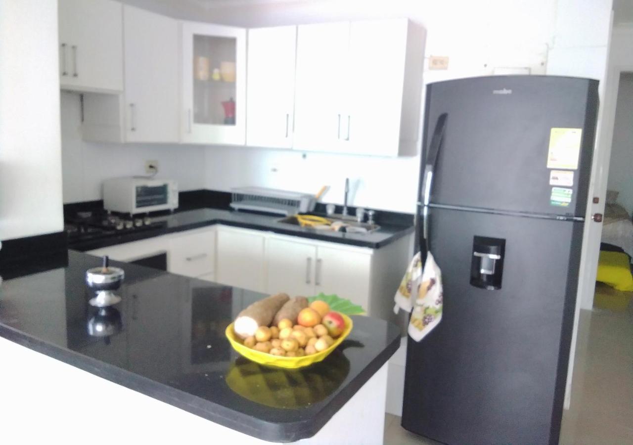 Apartamento , Vista A La Ciudad Antigua Y Playa Cartagena ภายนอก รูปภาพ