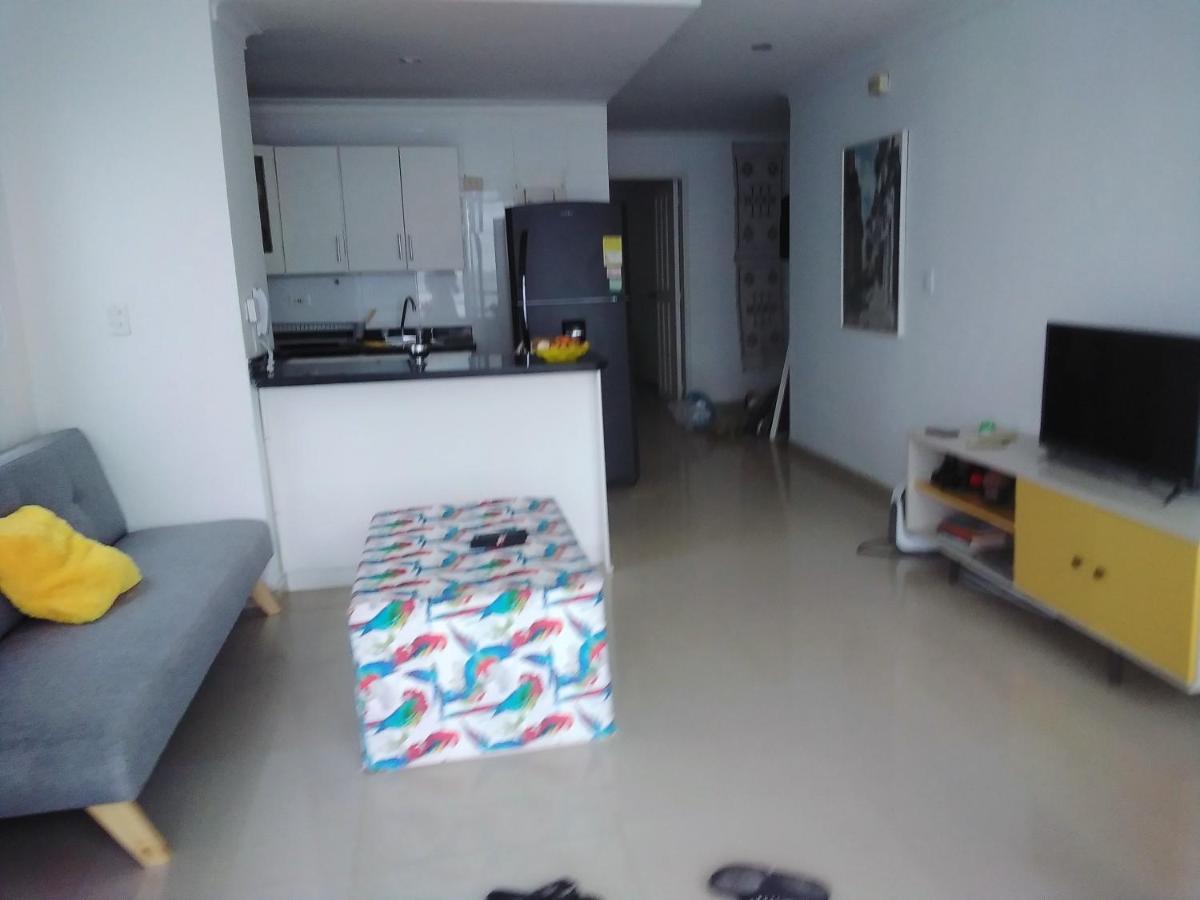 Apartamento , Vista A La Ciudad Antigua Y Playa Cartagena ภายนอก รูปภาพ