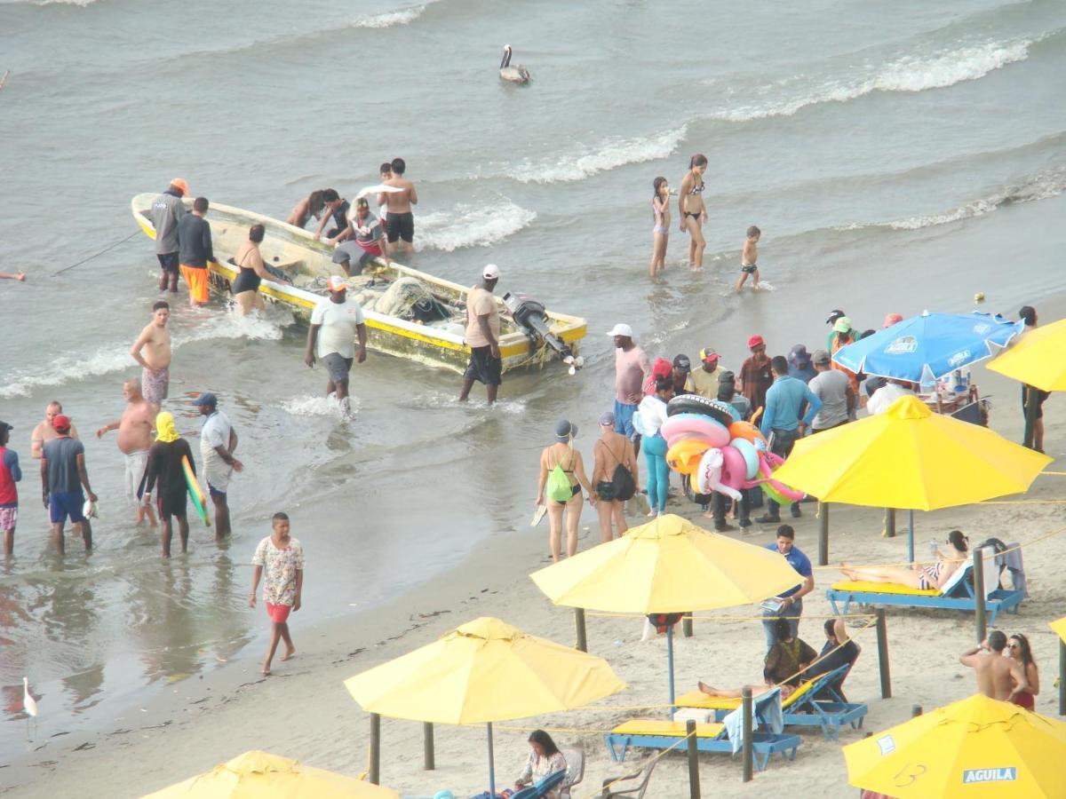 Apartamento , Vista A La Ciudad Antigua Y Playa Cartagena ภายนอก รูปภาพ